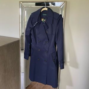 Ralph Lauren size XS blue trench coat